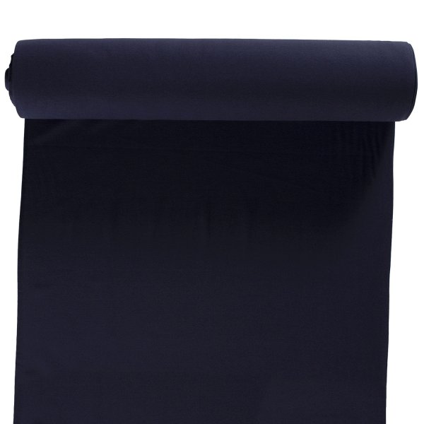 Schlauchbündchen - 140 cm - uni - marine