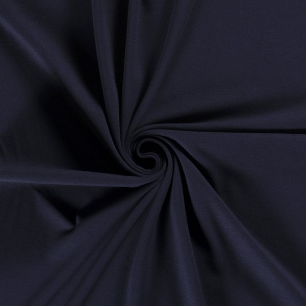 Schlauchbündchen - 140 cm - uni - marine