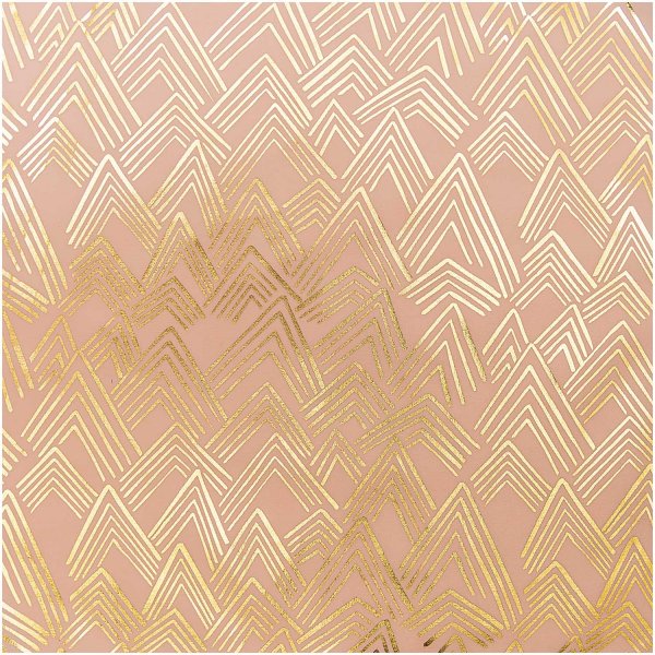 Baumwolle - Berge - rosa hot foil - Alpaca Collection - Rico Design