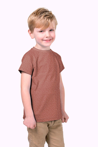 RESTSTÜCK 1,40m !!! - Jersey - Mini Drops - rosenholz
