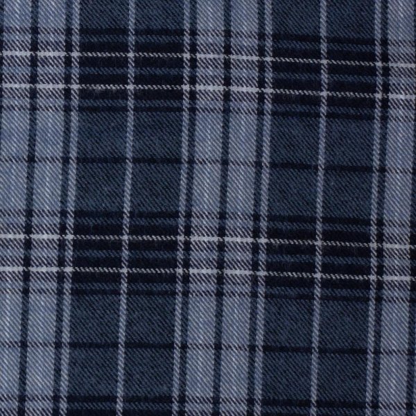 RESTSTÜCK 1,0m !!! - Baumwoll Flanell - Maverick - hellblau/jeansblau - Swafing