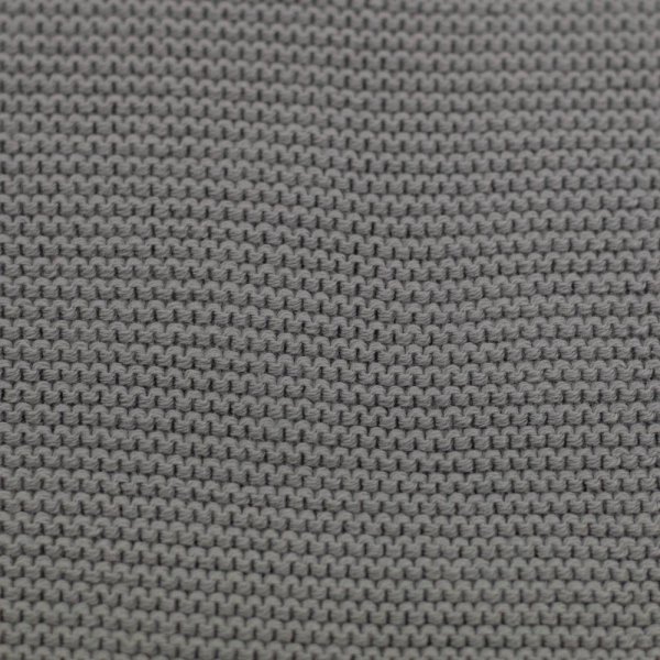 RESTSTÜCK 0,50m!!! - Wellenstrick - Ella - uni grau - Swafing