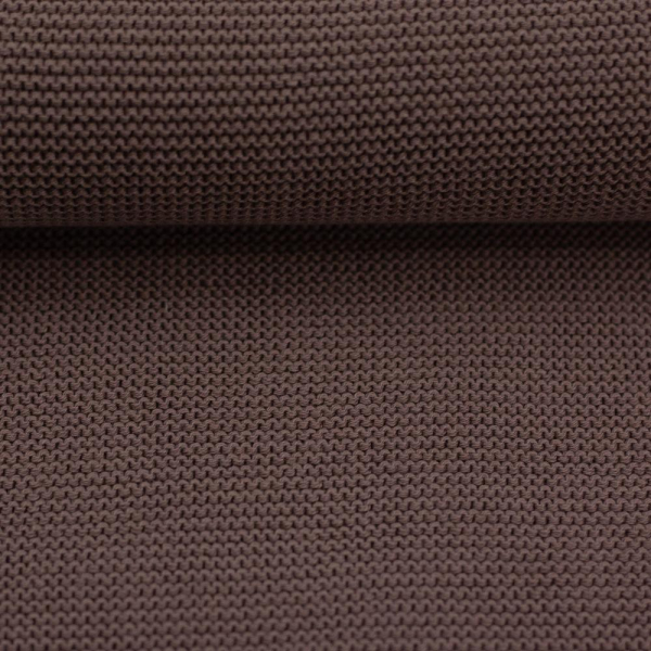 RESTSTÜCK 1,20m !!! - Wellenstrick - Ella - uni mauve - Swafing