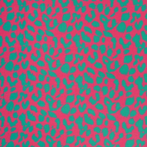 Viskose - Leo - aqua/erika - Love Collection - Swafing by Kibadoo