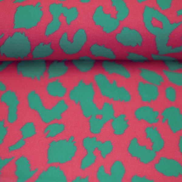 Viskose - Leo - aqua/erika - Love Collection - Swafing by Kibadoo