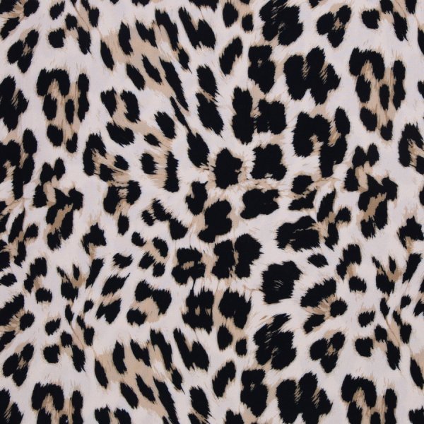 RESTSTÜCK 0,90m !!! - Viskose - Leo klein - camel - Geoluxe by Ki-ba-doo - Swafing