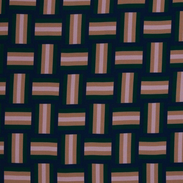 Viskose - Braid Stripe - royalblau - Geoluxe by Ki-ba-doo - Swafing