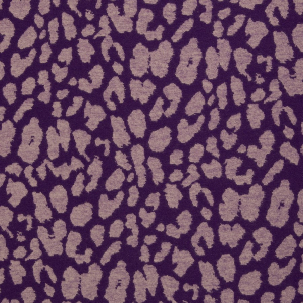 Jacquard Jersey - Emily Leo - frost/petunia