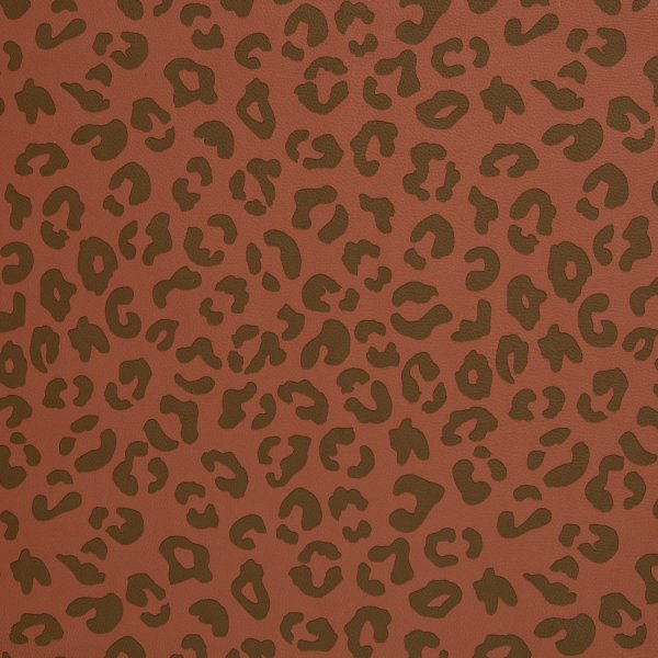 Kunstleder - Happy Leo - by Cherry Picking - terracotta/braun - Swafing