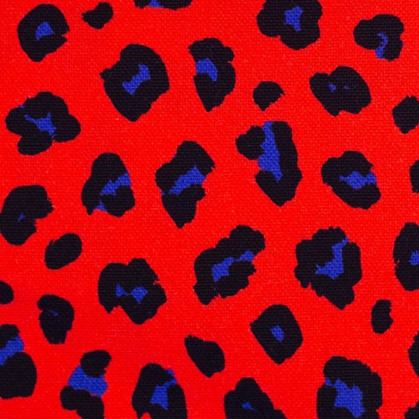 Canvas - Abby Leo - blau/rot/schwarz - Swafing