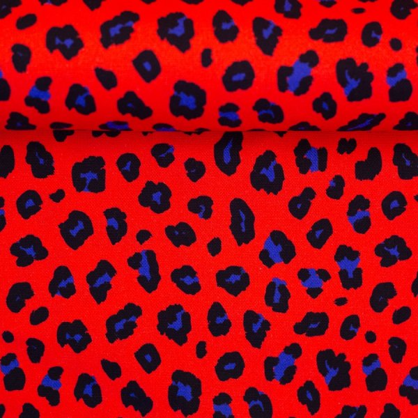 Canvas - Abby Leo - blau/rot/schwarz - Swafing