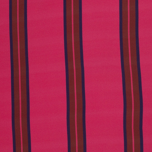 Viskose - Stripes - deep claret/pink - Bordure Studio - Swafing by Kibadoo