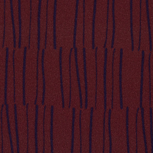 Viskose - Striple - petunia/deep claret - Bordure Studio - Swafing by Kibadoo