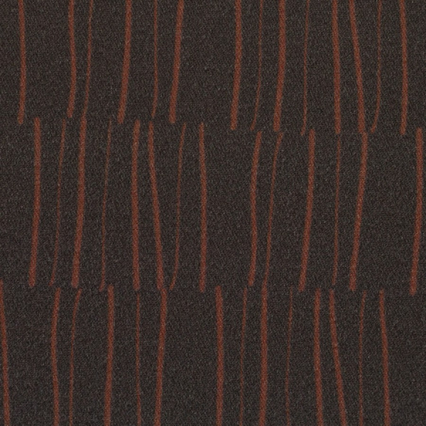 Viskose - Striple - bruscetta/peppercorn - Bordure Studio - Swafing by Kibadoo