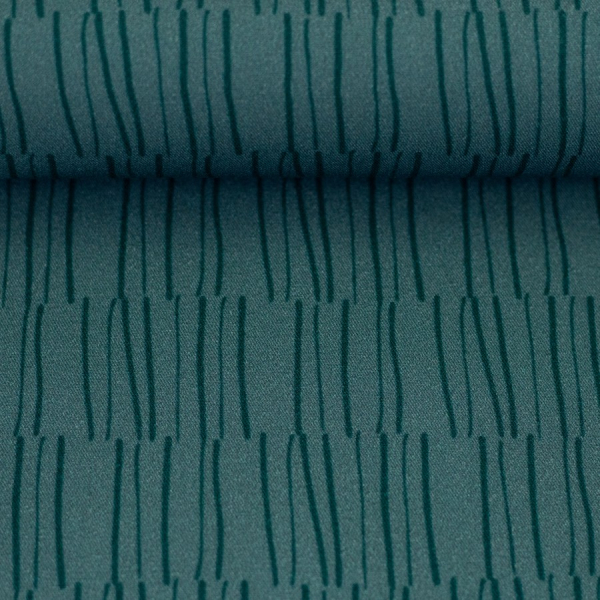 Viskose - Striple - gulf/coast - Bordure Studio - Swafing by Kibadoo