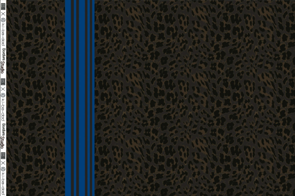 Modal French Terry - Leo Streifen - blau/anthrazit - Swafing by Kibadoo