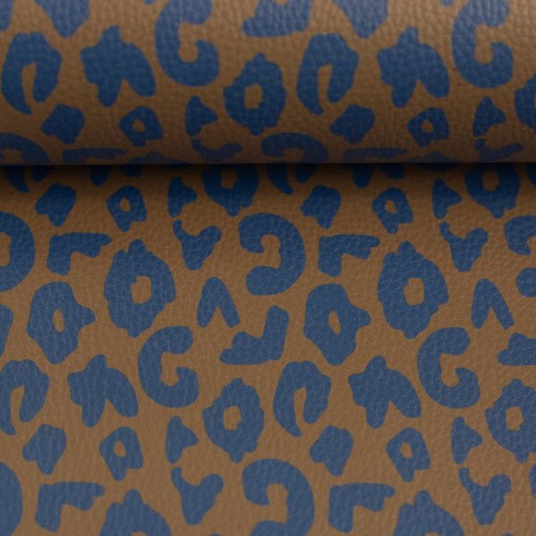 Kunstleder - Happy Collection - Leo - braun/blau Swafing by Cherry Picking