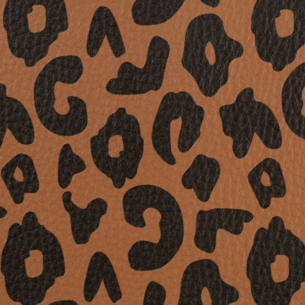 B-WARE!!!! - Kunstleder - Happy Collection - Leo - by Cherry Picking - ocker/schwarz - Swafing