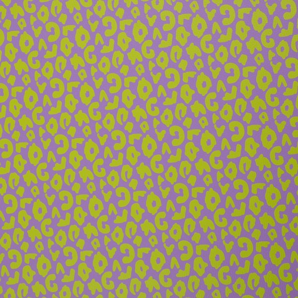 Kunstleder - Happy Collection - Leo - flieder/kiwigrün - Swafing by Cherry Picking