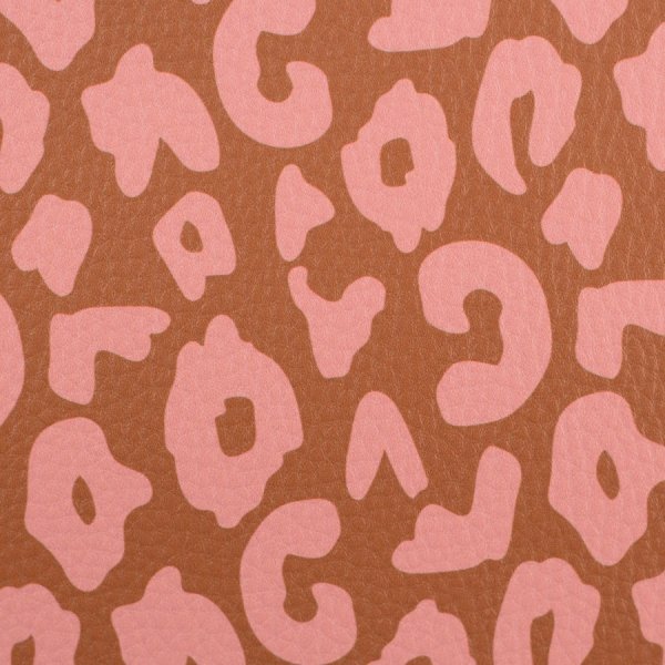 Kunstleder - Happy Collection - Leo - terracotta/rosa - Swafing by Cherry Picking