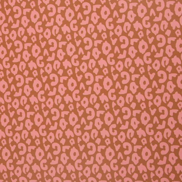 Kunstleder - Happy Collection - Leo - terracotta/rosa - Swafing by Cherry Picking