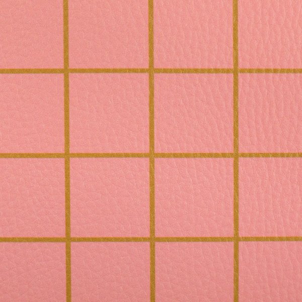 Kunstleder - Happy Collection - Karos - apricot/ocker - Swafing by Cherry Picking