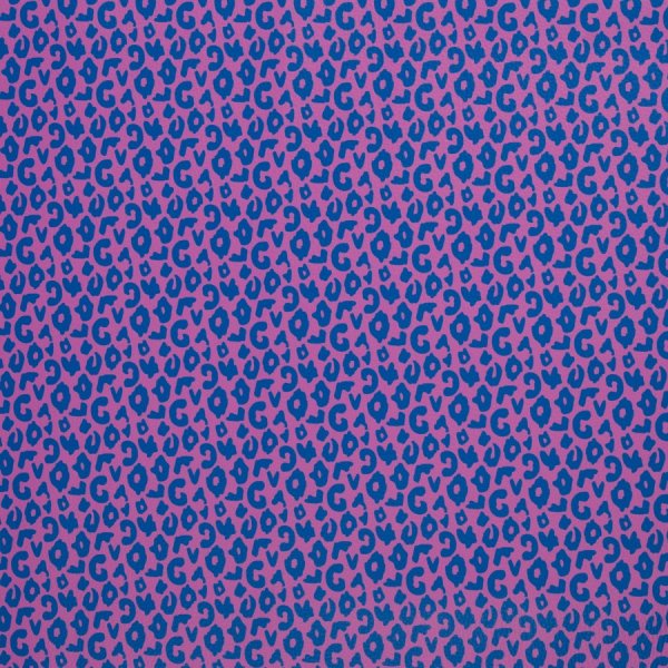 Kunstleder - Brush & Wild - Leo - lila/blau - Swafing by Cherry Picking