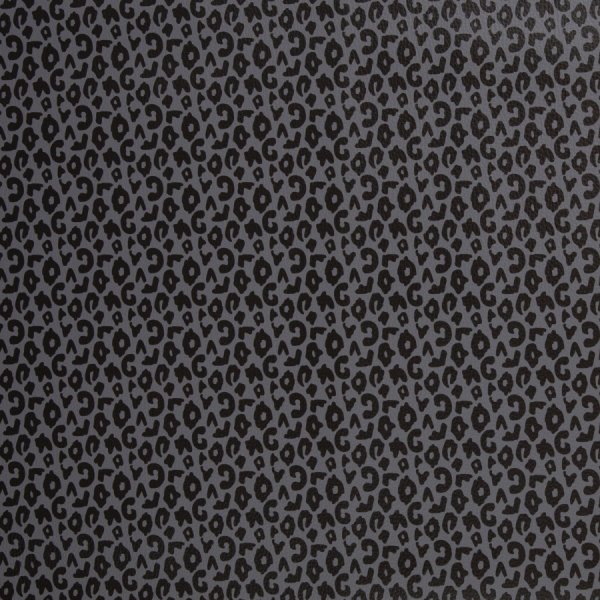 Kunstleder - Brush & Wild - Leo - grau/dunkelgrau - Swafing by Cherry Picking
