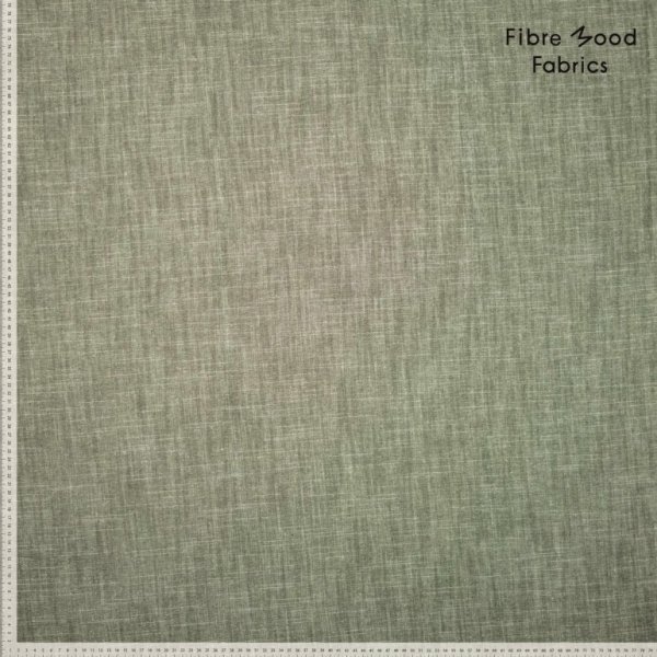 Baumwoll Leinen - melange green - Fibremood No. 33