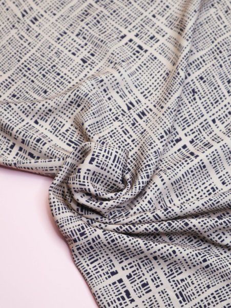 Viskose mit LENZING™ ECOVERO™ Fasern - Path - dark navy - MeetMilk