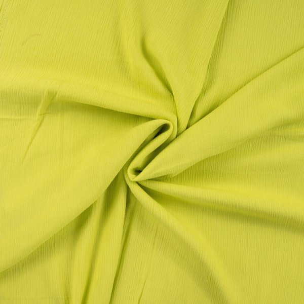 Viskose Crincle - uni - lime