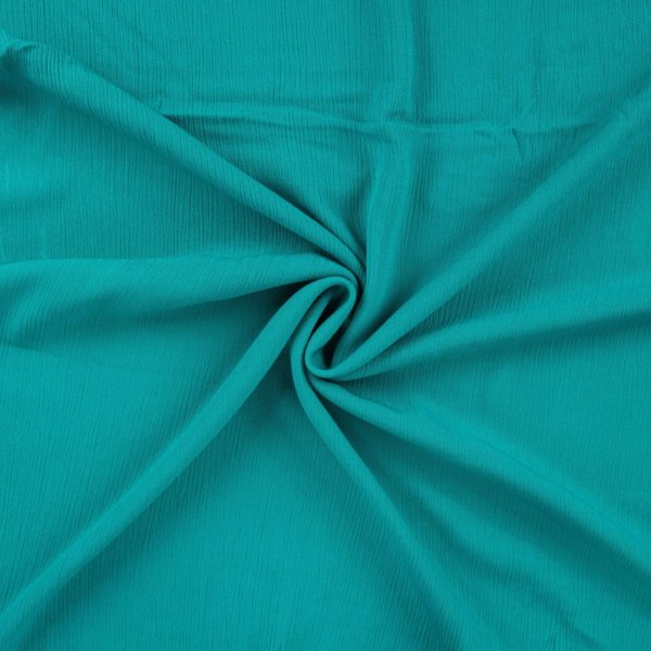 Viskose Crincle - uni - emerald