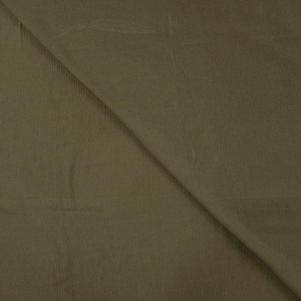Viskose Crincle - uni - khaki