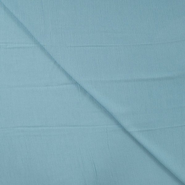 Viskose Crincle - uni - dusty blue