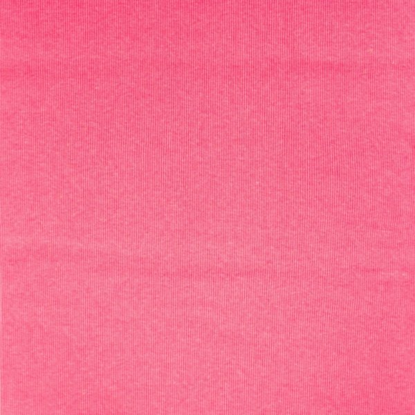 Ripp Bündchen - uni - neon pink meliert