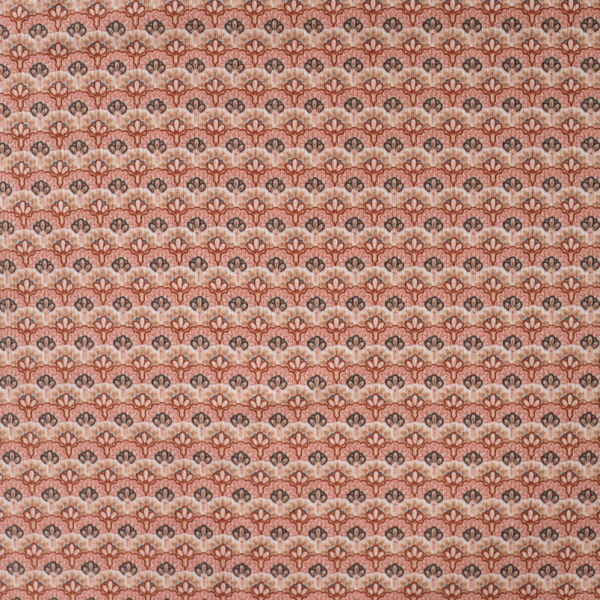 Rib Jersey - Vesta Flowers - sand/rose