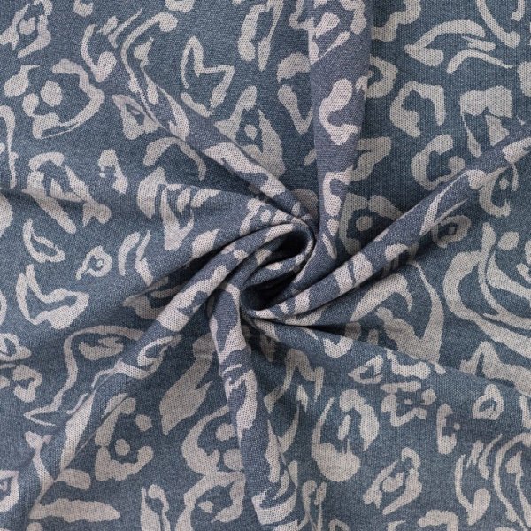 Viskosegemisch - Arjan Leo Struktur - denim