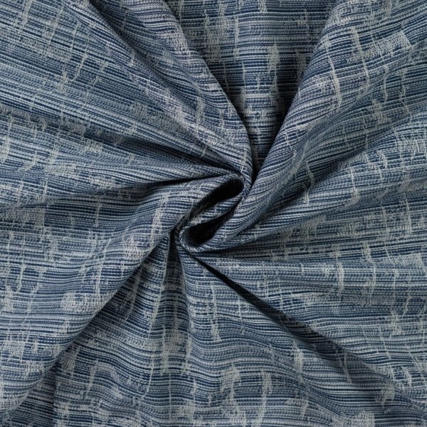 Jacquard Denim - Gridlinie - blue