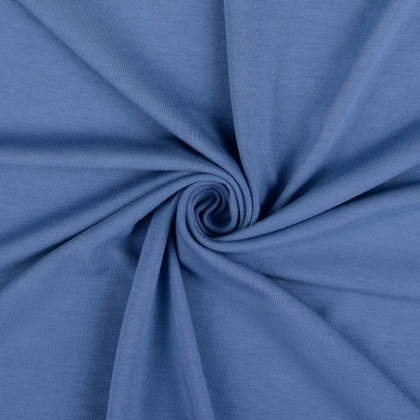 Heavy Viskosejersey - uni - denim