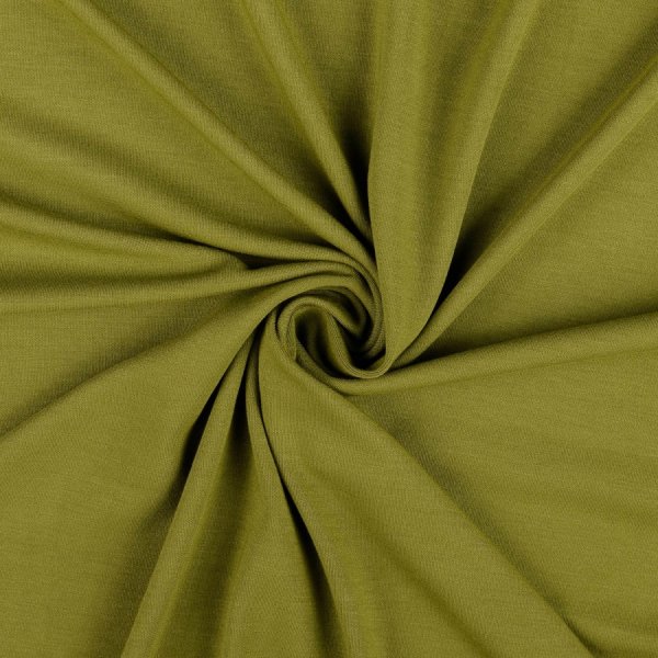 Heavy Viskosejersey - uni - olive
