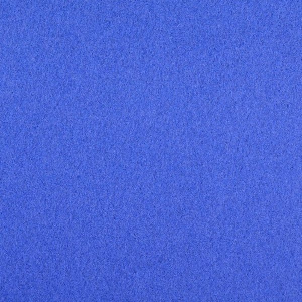 Wollfleece - uni - royalblau