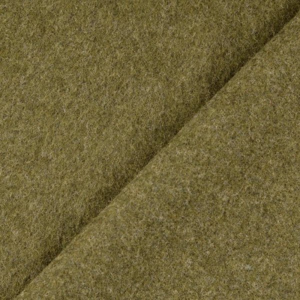 Wollfleece - uni - oliv
