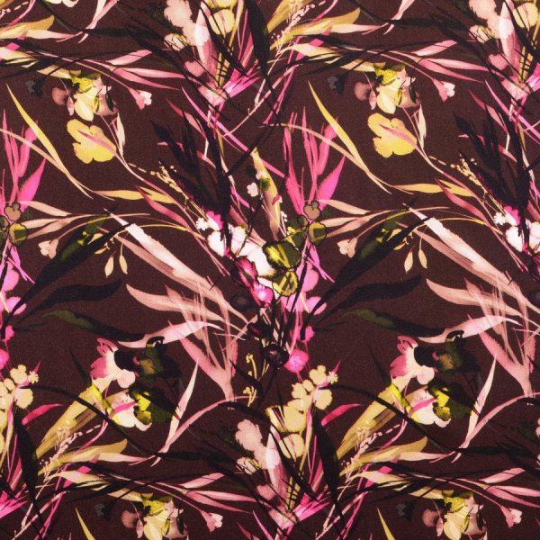 Viskosesatin - matt - Wild Orchid - bordeaux