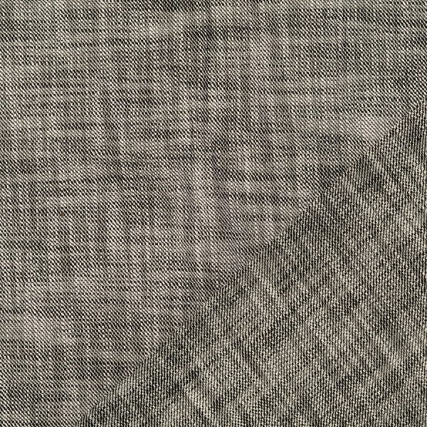 Baumwollgemisch - Tweed - meliert - schwarz