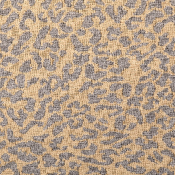 Viskosestrick - Iven Leo - grau meliert/sand