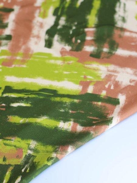 Viskose Twill mit LENZING™ ECOVERO™ Fasern - Videy Brush - willow grove - Mind the Maker