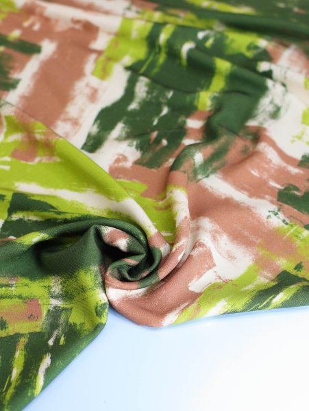 Viskose Twill mit LENZING™ ECOVERO™ Fasern - Videy Brush - willow grove - Mind the Maker
