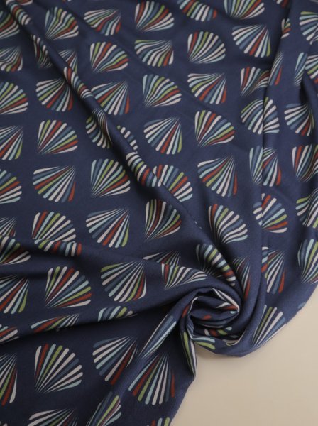 Viskose Twill mit LENZING™ ECOVERO™ Fasern - Fanny - indigo night - Mind the Maker