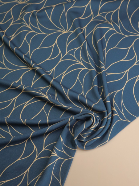 RESTSTÜCK 1,50m !!! - Viskose Twill mit LENZING™ ECOVERO™ Fasern - Serena - storm - Mind the Maker
