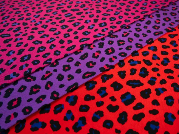 Canvas - Abby Leo - blau/rot/schwarz - Swafing